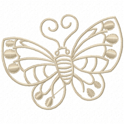 Butterfly Embroidery Design 1
